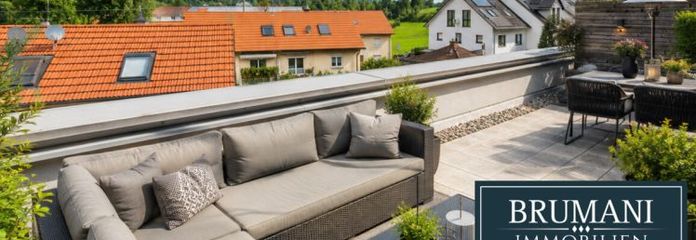 BRUMANI | Hochwertige 3 Zimmer Wohnung mit großer Dachterrasse und Weitblick in Waldkirch