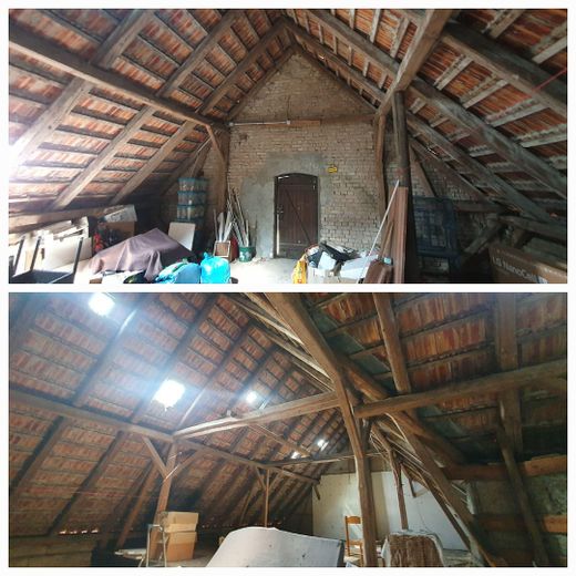 Großzügiges Bauernhaus-Idyll mit Scheune, Ausbaureserve und Weideland – Dachboden