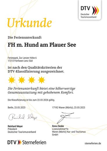 Ausgezeichnet mit 4 ****