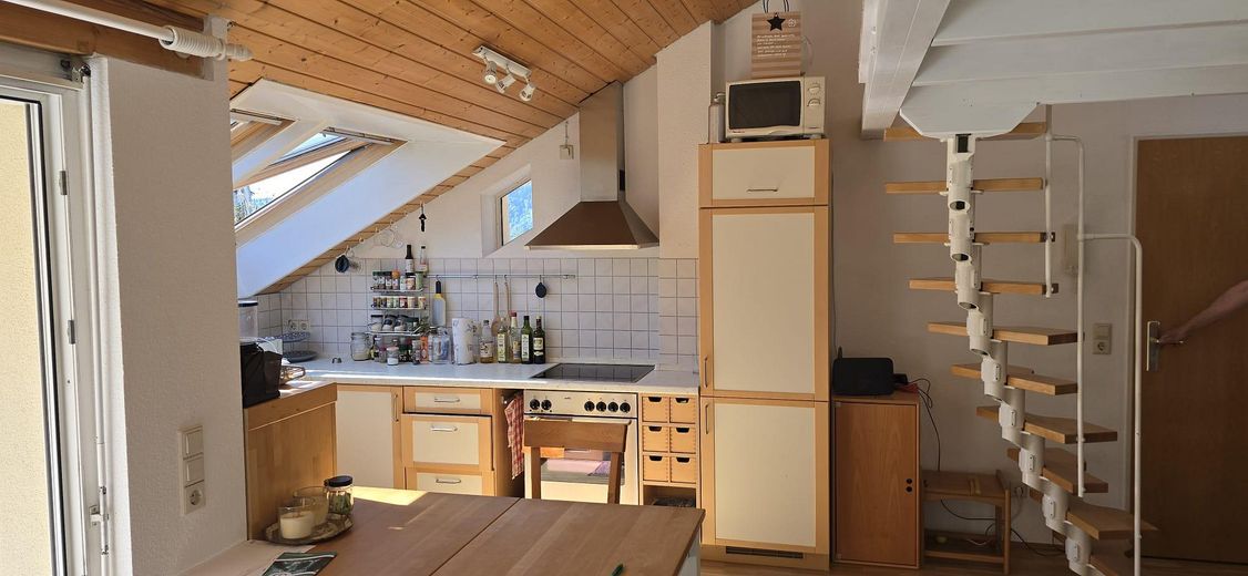 Appartamento di 2 locali all’ultimo piano a Ludwigshafen sul Lago di Costanza – Küche