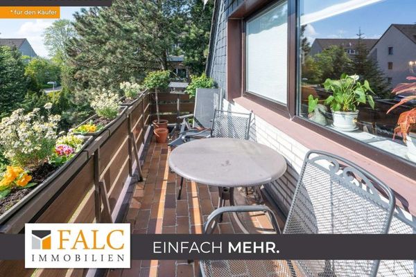 ¡SIN COMISIÓN! Hogar de ensueño en dos niveles – Maisonette de 4 habitaciones con dos balcones en Essen-Haarzopf