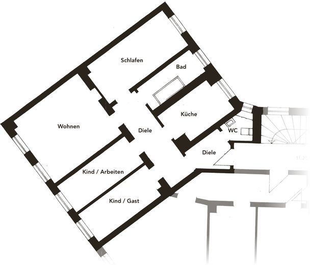 Bezugsfrei 4 Zimmer · 2023 renoviert · neue Holzfenster & Treppenhaus 2025 – Foto 10