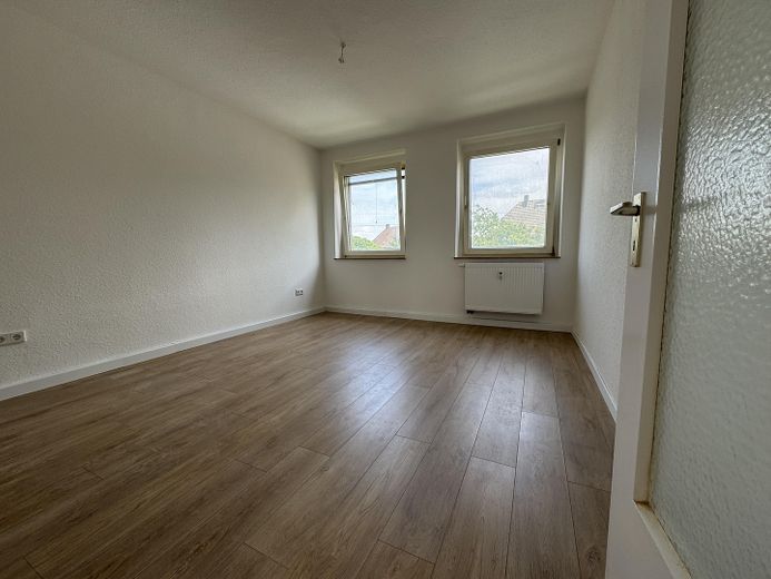 Schlafzimmer Blick zum Fenster