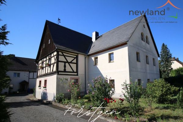 ¡Dos casas: un conjunto extraordinario con innumerables posibilidades en Förstgen, cerca de Grimma!