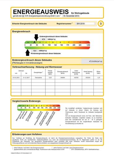 Energieausweis Seite 3