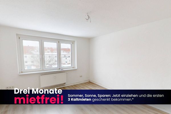 Move in now and receive 3 net cold rents as a gift*: Spacious 3-room apartment with bathtub