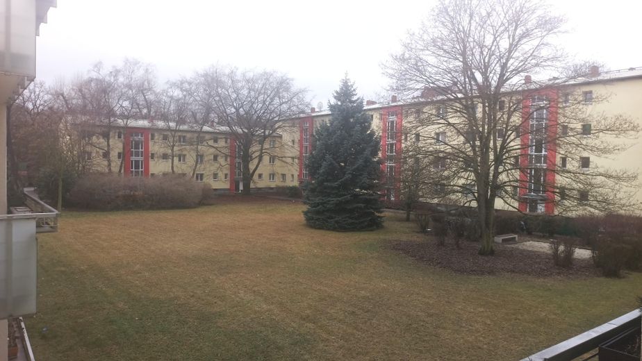 Innenhof der Wohnanlage