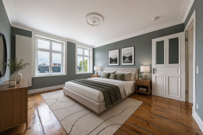 Jugendstil-Juwel in Szenelage St. Pauli – Top saniert | 4 Zimmer | 97 m², von Privat – Einrichtungsvorschlag Zimmer 3