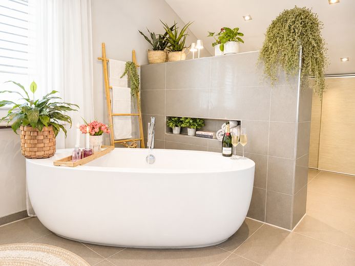 Freistehende Badewanne