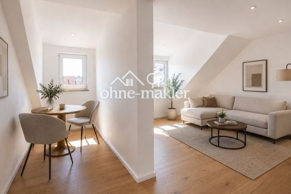 Appartement 2 pièces de standing entièrement rénové | 47,5 m² | nouvelle cuisine | sans commission