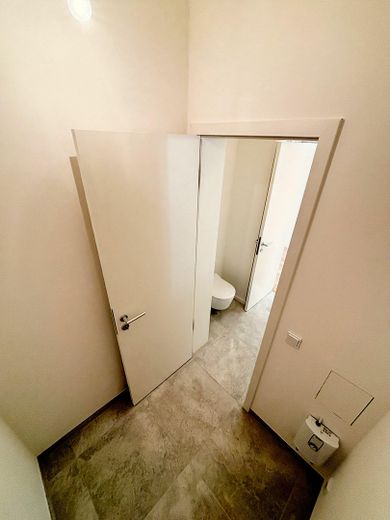 Vistas despejadas de 180° al Spree y vistas a zonas verdes - ático tipo maisonette en casa de tres viviendas – OG - Abstellraum hinter WC