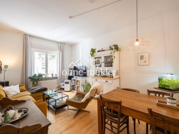 Provisionsfrei! Charmante vermietete 2-Zimmer-Altbau-Wohnung (ca.51 m²)+Balkon in der Südweststadt – Foto 1
