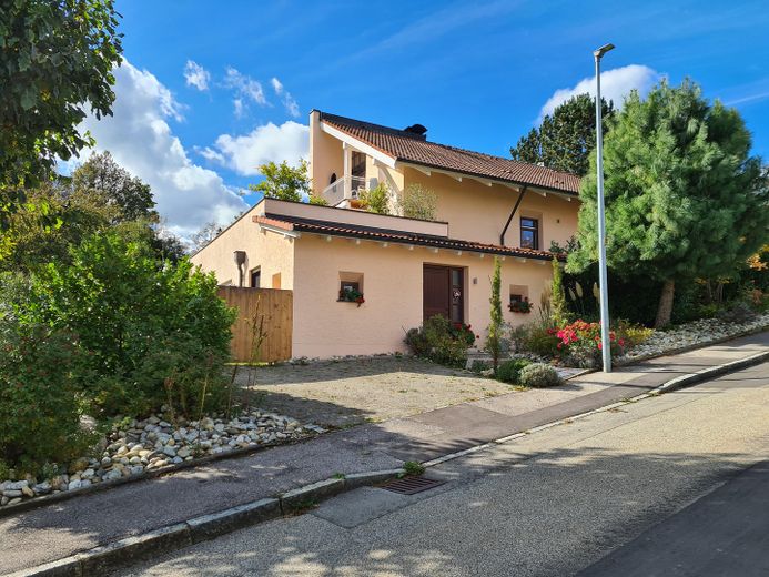 Prämierte Architektenvilla mit Pool & ELW in Pfarrkirchen: Nur ~200€ Energiekosten (Klasse A)! – Eingang - ELW 