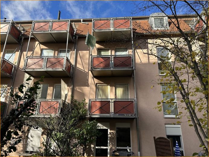 Gartenseite Balkon