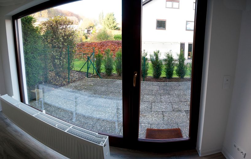 Luxuriöse 3-Zimmer Wohnung in Hoffnungsthal, edle Einbauküche mit Vollausstattung – Aussicht Wohnzimmer