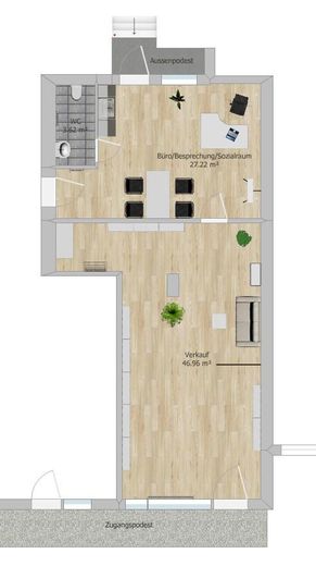 Beispiel Verkaufsfläche