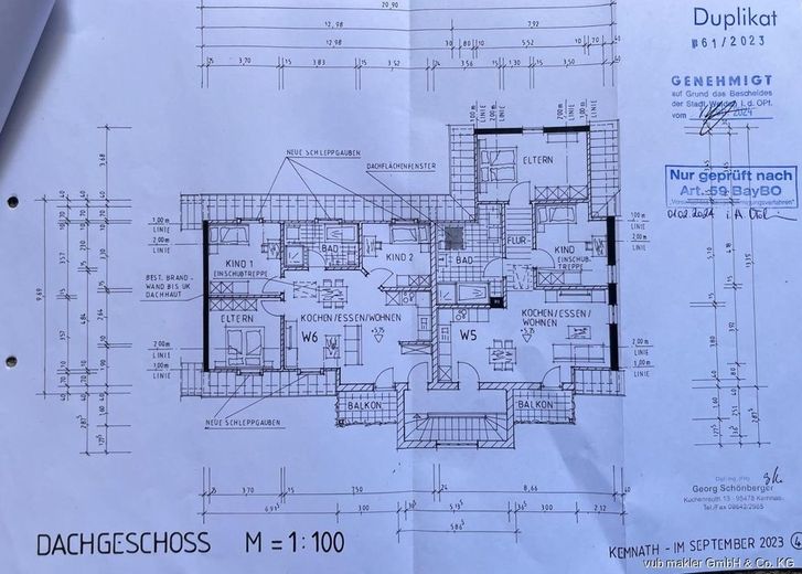Planung nach Sanierung Grundriss DG
