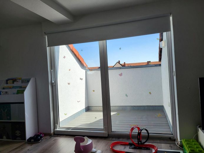 Light-filled 3.5-room maisonette apartment in Nordstadt/Gärten h.d.Veste – Dachloggia