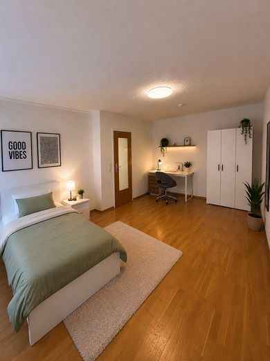 Chambre en colocation Bachstraße – KI-bearbeitet