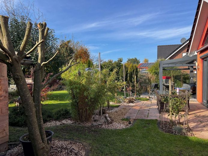 Blick auf die Terrasse