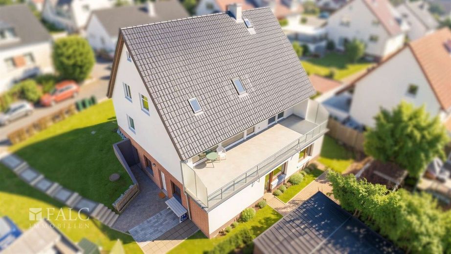 Großzügiges Zweifamilienhaus mit vielseitiger Nutzung in gefragter Wohnlage – Hinterseite