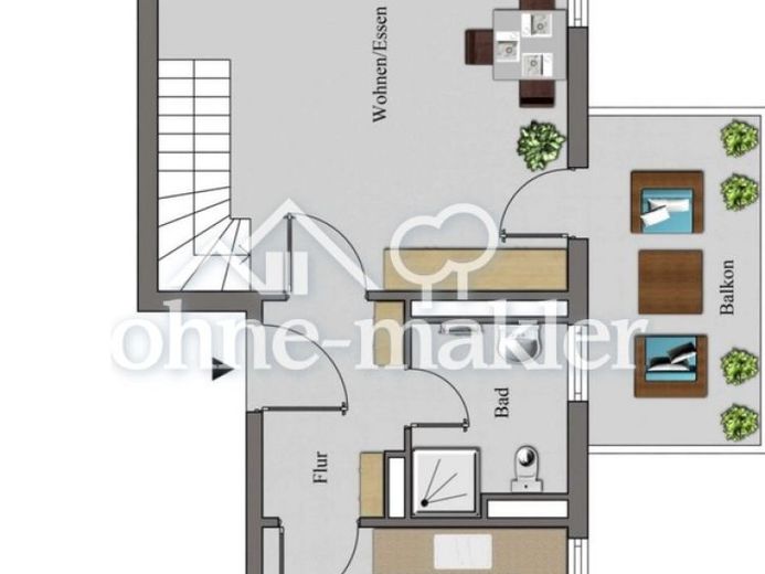 Modern 2.5-room maisonette apartment with south-facing balcony & walk-in closet in Münster-Hiltrup – Photo 1