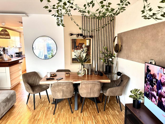 Charmantes Reihenhaus in Hamburg-Rahlstedt – Wohnzimmer