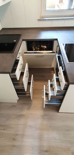 Wohnzimmer mit Küche Foto 5v6