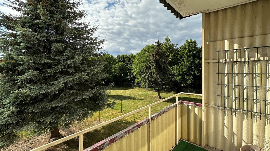 Blick vom Balkon