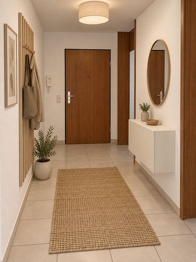 3-Zi-Gartenwohnung mit Terrasse und TG – ab sofort frei – KI Flur