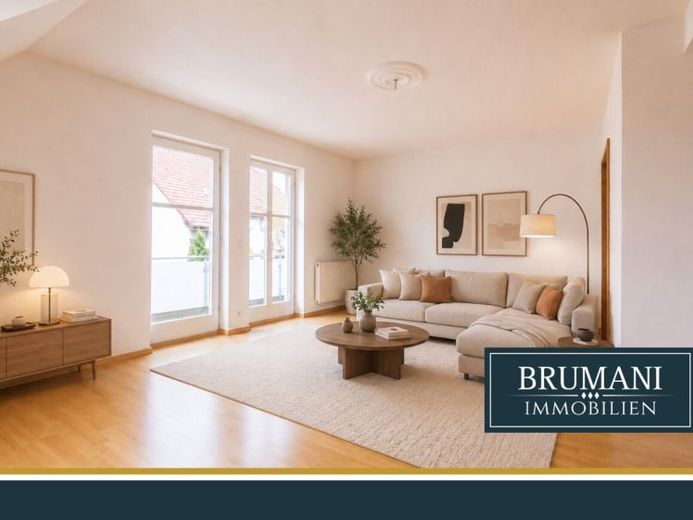 BRUMANI | Helle & große 2 Zimmer Maisonette-Wohnung mit Nord-Balkon und Stellplatz in Schallstadt – Foto 1