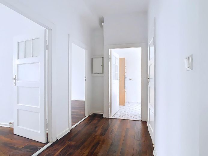 Alle Zimmer vom Flur begehbar