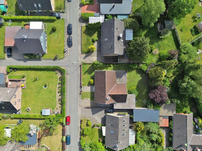 Haus im Grünen – Luftbild