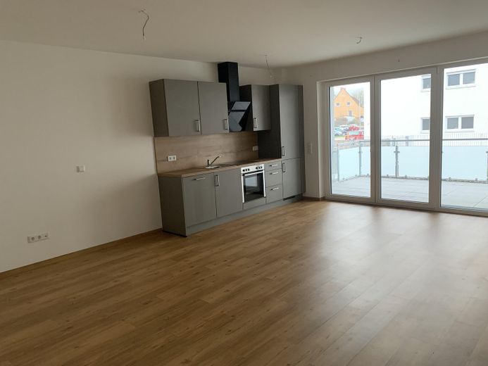 2,5 Zimmer Wohnung im Neubau in Lauchheim auf Wunsch mit Küche – Wohnraum mit Einbauküche