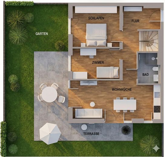 Grundriss Erdgeschoss