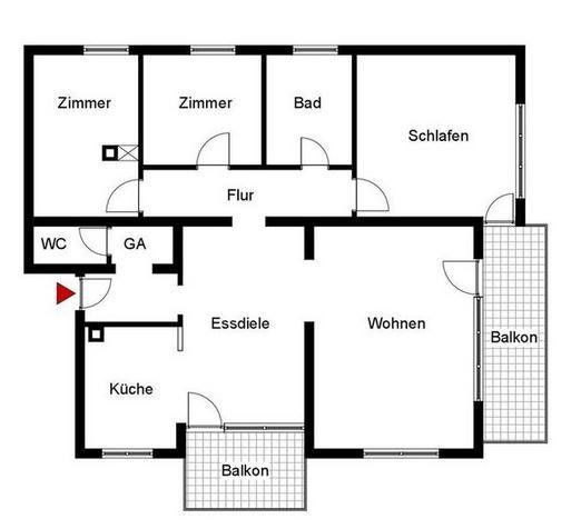 Grundriss Wohnung Betra