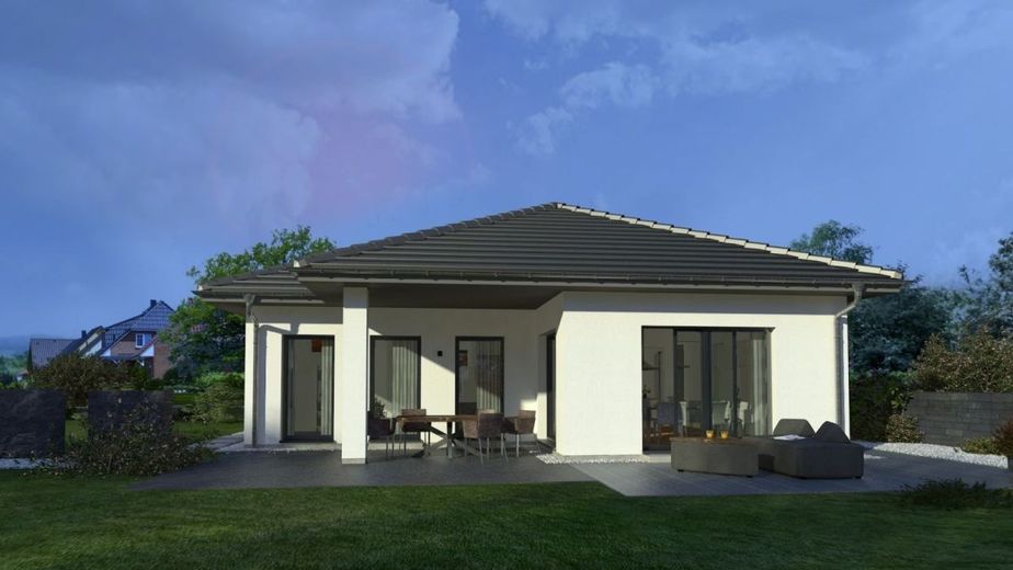 KLASSISCH - PRAKTISCH - BUNGALOW – Ansicht Garten