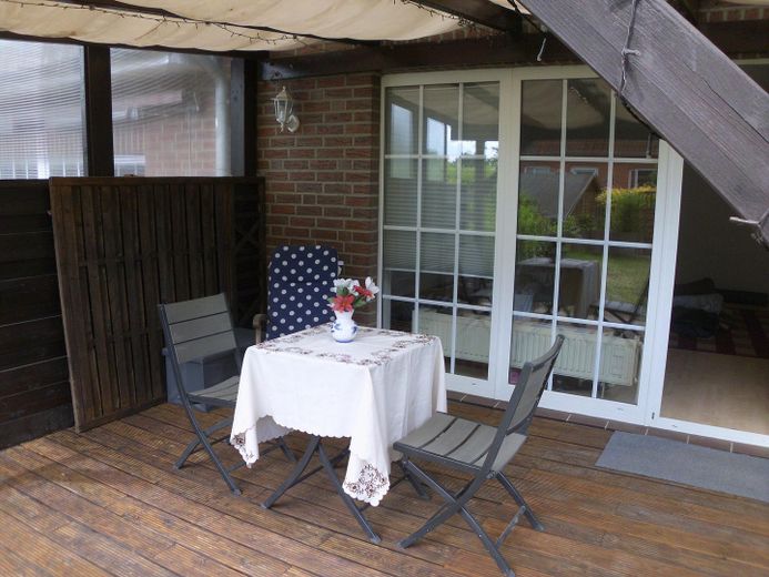 Überdachte Terrasse