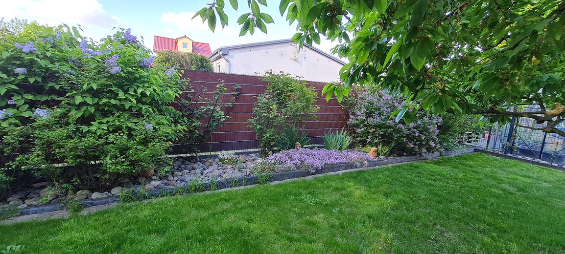 More than a house: exceptional property with plenty of space for living, working and your own ideas – Teil des angelegten Garten