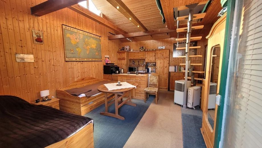 Bootshaus-Wohnbereich