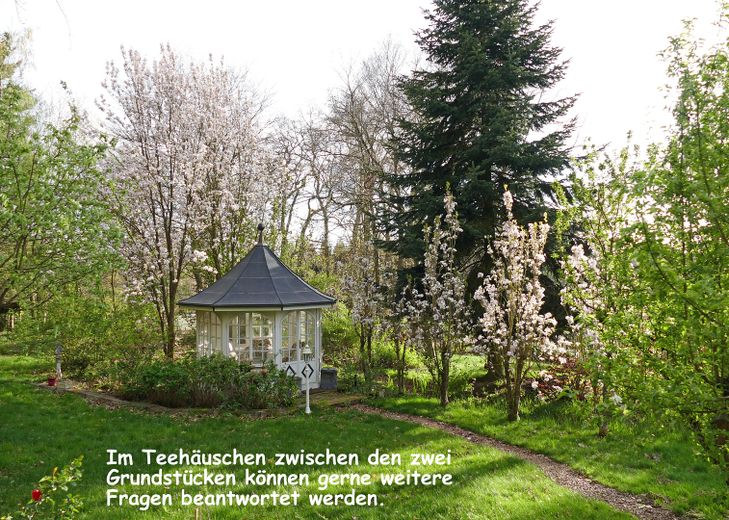 Teehäuschen als Treffpunkt