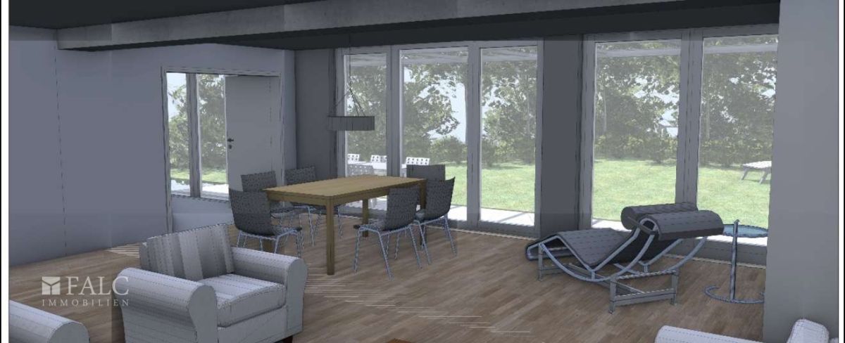 Großzügiges Zweifamilienhaus mit Einliegerhaus, 1.571 m² Grundstück – Wohnzimmer