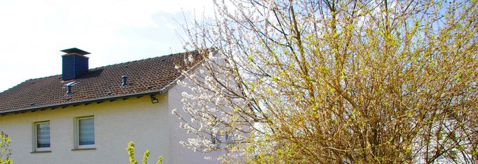 Balkon mit Aussicht ins Grüne