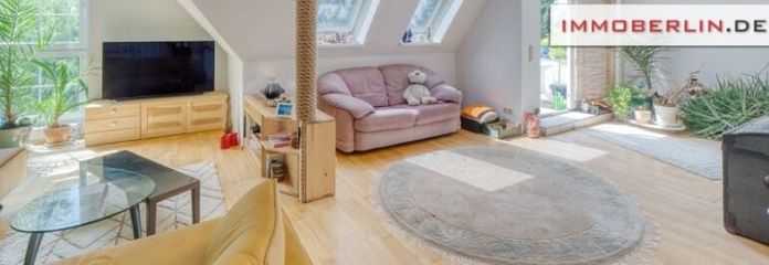 IMMOBERLIN.DE - Piso muy simpático con terraza sur y balcón en ubicación rural