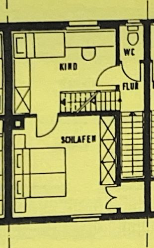Reihenmittelhaus mit Altbaucharakter und Garten in LU-Mundenheim – 1. Obergeschoss