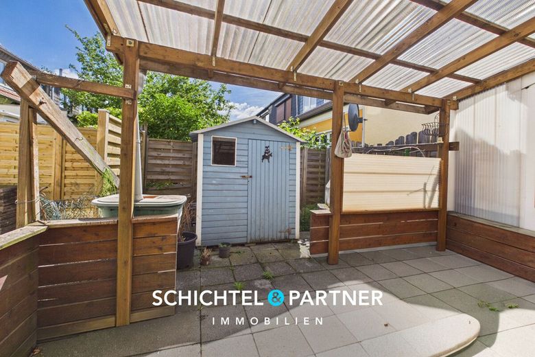 Hastedt | Vermietetes Reihenmittelhaus im beliebten "Klein Mexico" – S&amp;P | Gartenterrasse