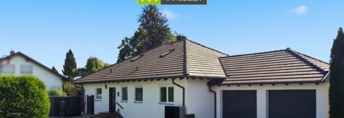 360° I Modern, großzügig, bezugsfrei – Bungalow mit Einliegerwohnung und großem Grundstück