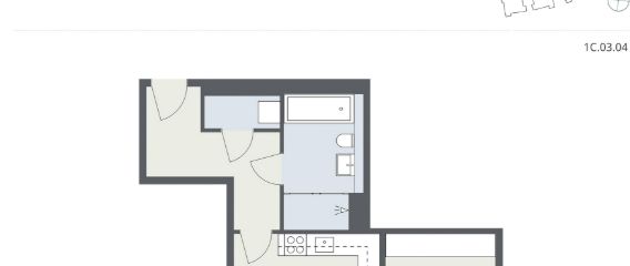 Grundriss 1B-03-04 WE19