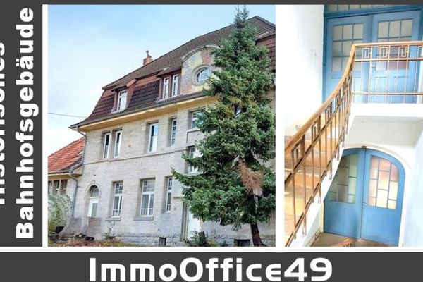 ImmoOffice49 ***ACQUISTO SU OFFERTA*** Storico edificio della stazione con terreno aggiuntivo