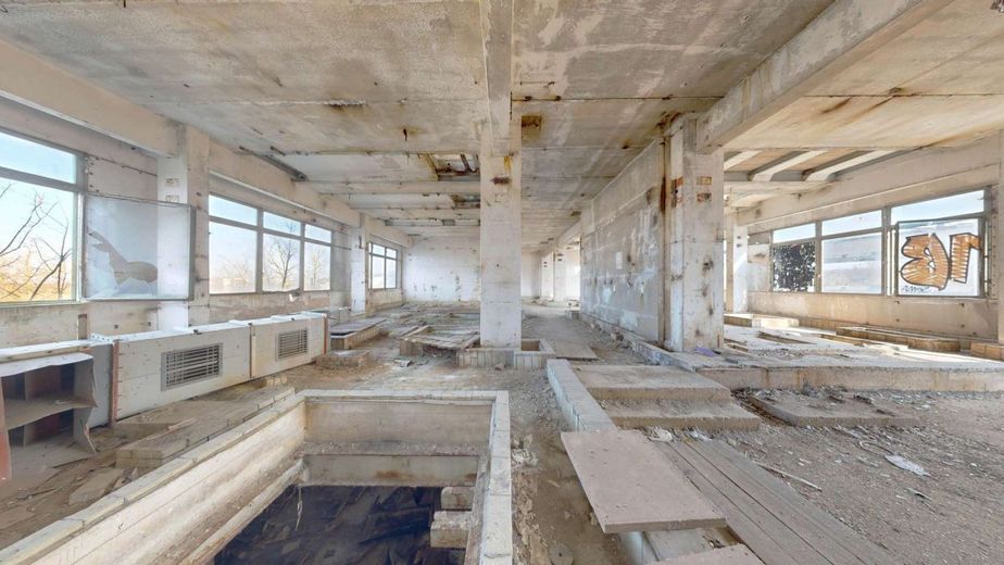 Provisionsfreies Gewerbeareal 3 Etagen a1.000 kg/m² Traglast -4.564 m²- am Industriepark Schönebeck – 1.Obergeschoss_Hauptraum_Bild _1